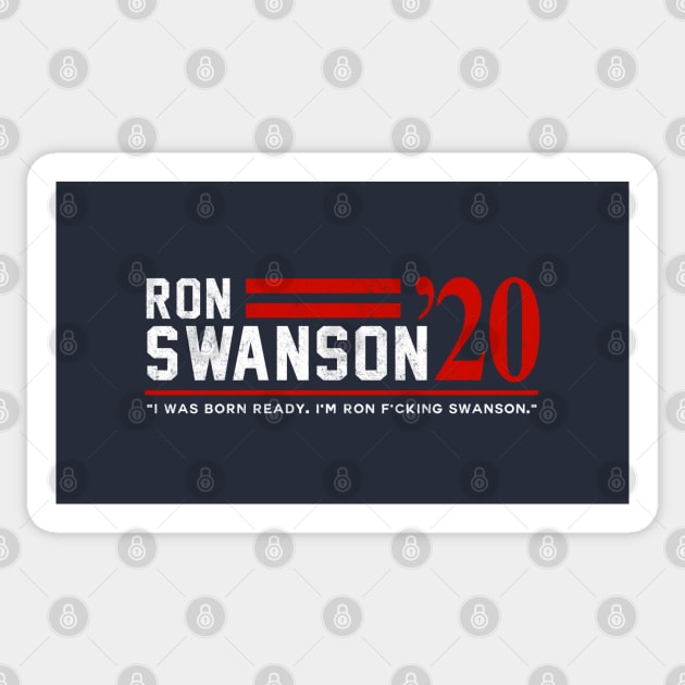 Ron Swanson 2020 Sticker by BodinStreet